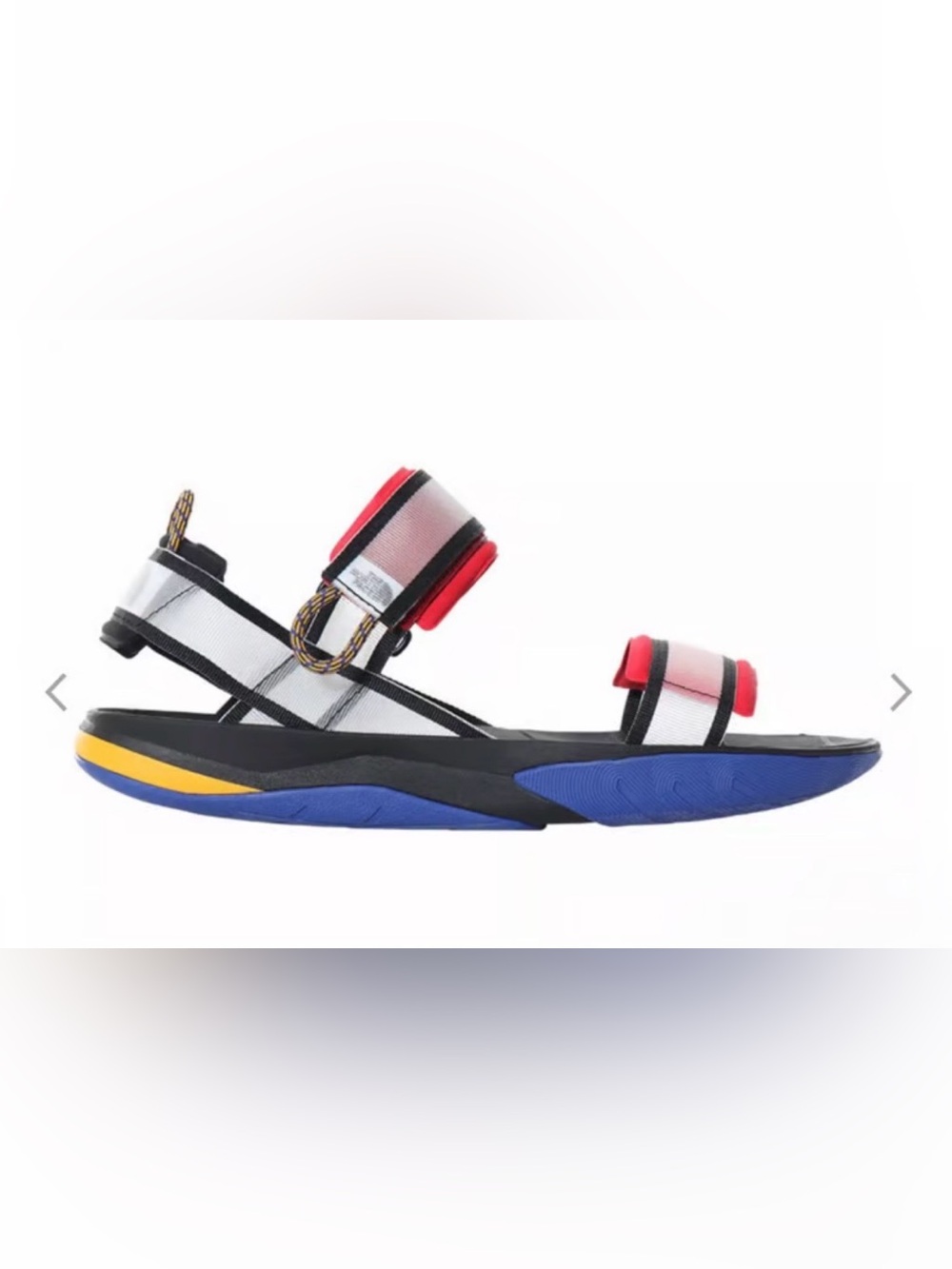 Mens The North Face Red and Black Skeena Sport Sandal
